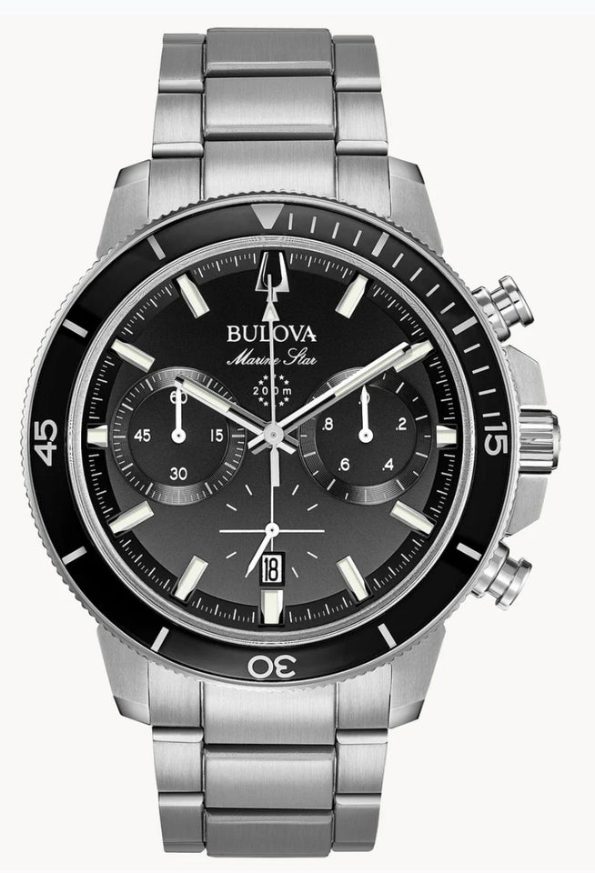 Bulova Marine Star acero negro