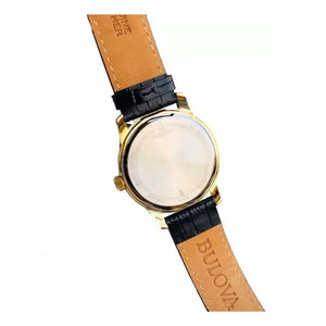 Bulova Corporate piel Dama Dorado