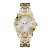 Bulova clasic acero caballero bitono
