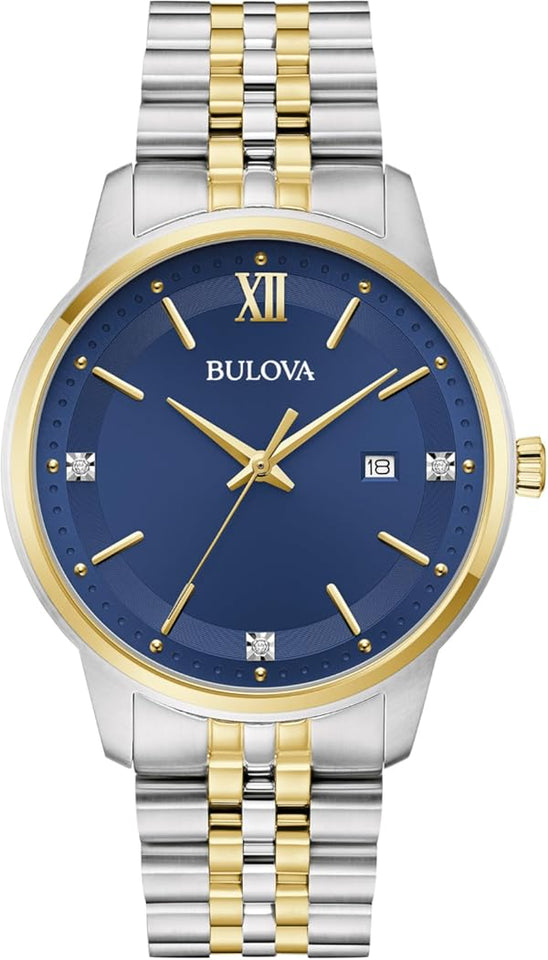 Bulova correa bitono caballero