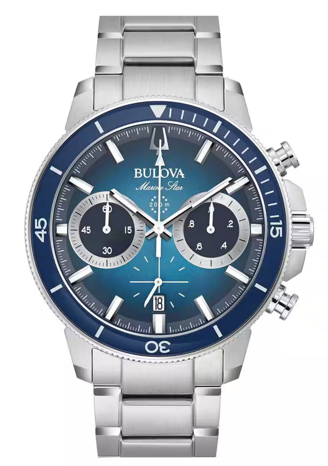 Bulova Marine Star acero azul