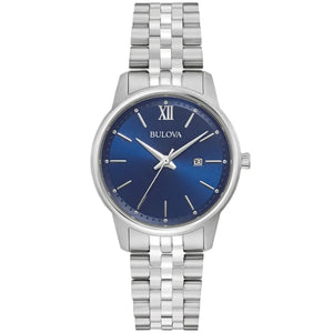 Bulova Clasic acero azul
