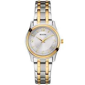 Bulova clasic acero Dama bitono