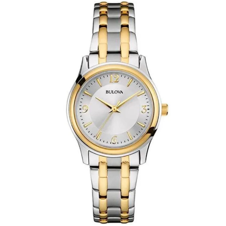 Bulova clasic acero Dama bitono