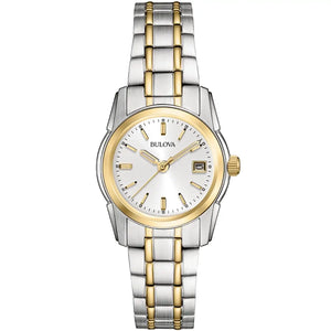 Bulova clasicc acero bitono dama
