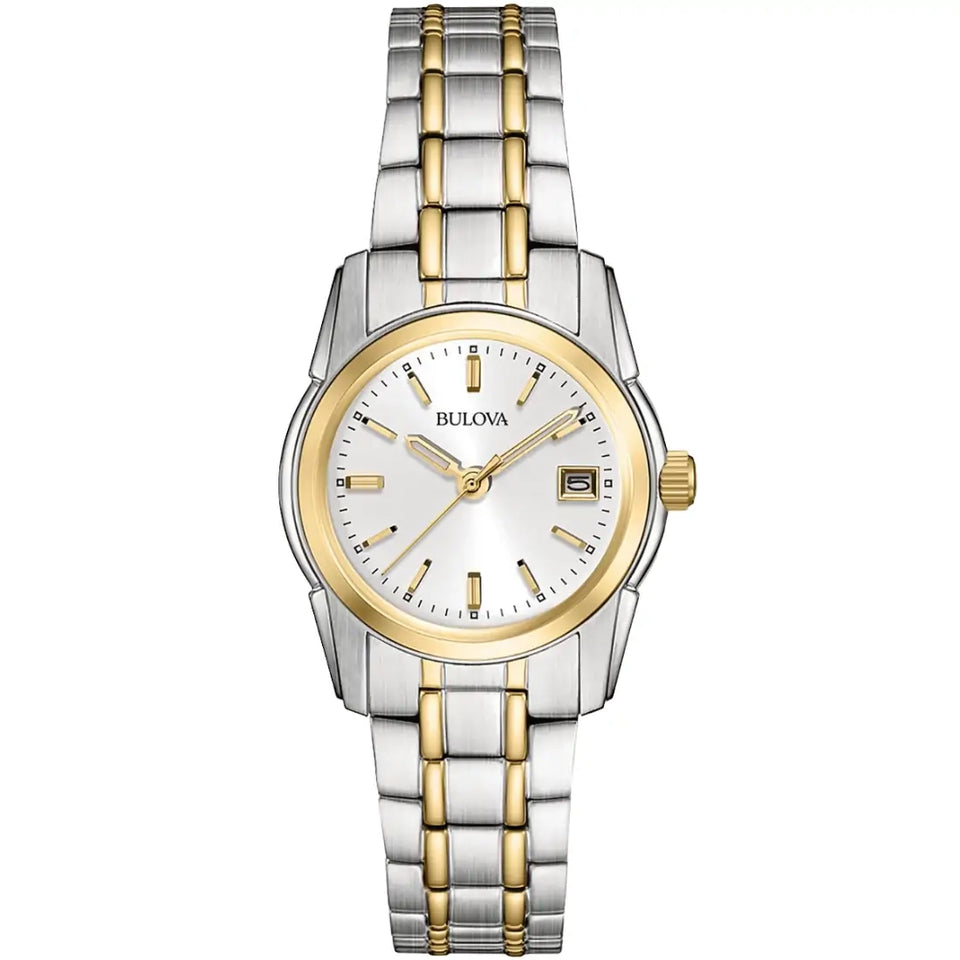 Bulova clasicc acero bitono dama