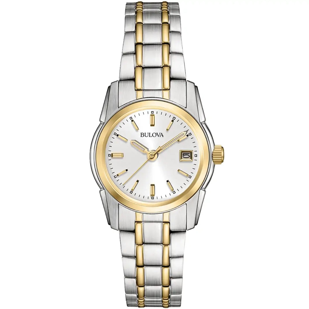 Bulova clasicc acero bitono dama