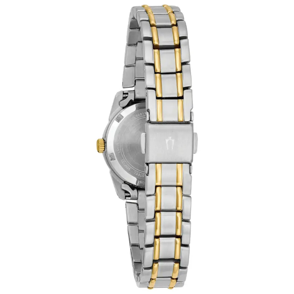 Bulova clasicc acero bitono dama