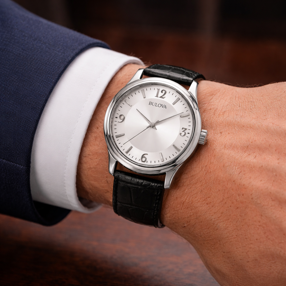 Bulova 96A28 - Regalo elegante para tu novio