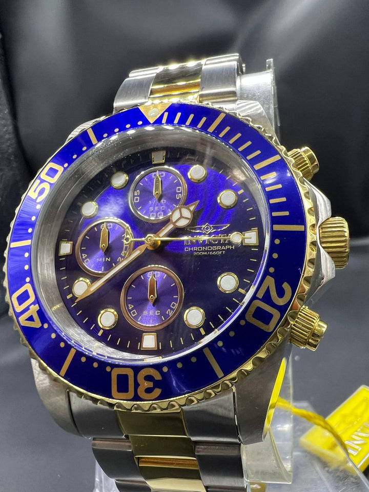 Subasta de Reloj Invicta prodiver men bisel azul. Precio de lista: $2,900.