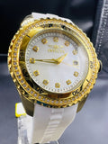Subasta de Reloj Invicta Angel diamantes caucho. Precio de lista: $3,500.