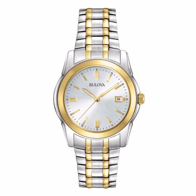 Bulova Dress acero bitono caballero