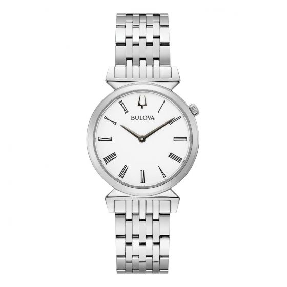 Pareja de relojes Bulova Regatta Plata Dama y Caballero. NUEVOS.
