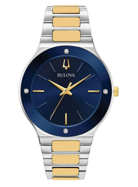 Pareja de relojes Bulova Millenia Diamantes Bicolor.