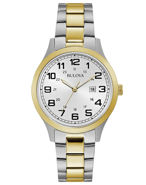 Pareja de relojes Bulova Corporate Clasicos Bitono Dama y Caballero. NUEVOS.
