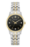 Pareja de relojes Bulova Gold Diamantes Dama y Caballero 98D160. NUEVOS.