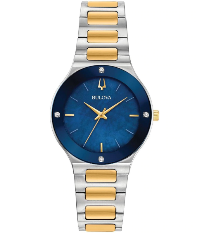 Pareja de relojes Bulova Millenia Diamantes Bicolor.