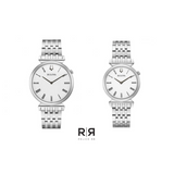 Pareja de relojes Bulova Regatta Plata Dama y Caballero. NUEVOS.