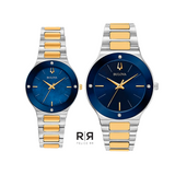 Pareja de relojes Bulova Millenia Diamantes Bicolor.