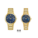 Pareja de relojes Bulova Gold Tone Dama y Caballero. NUEVOS.
